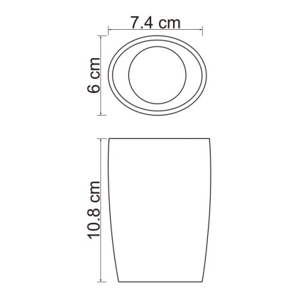 Dinkel K-4628 Стакан для зубных щеток Dinkel K-4628 Стакан для зубных щеток