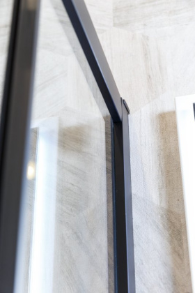 ECO-O-R-2-100-C-NERO Душевой уголок