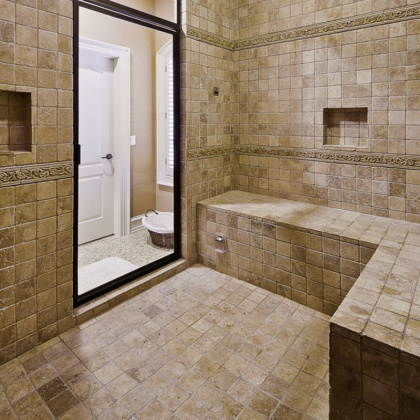 Натуральный травертин, ПЛИТКА 10х10, Toscana