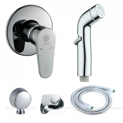 Orange Otto M22-455cr. Гигиенический набор со встраиваемым смесителем