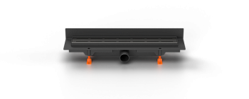 Душевой лоток 35 см Creto Walkway CRE-350 WB-P с решеткой, черный