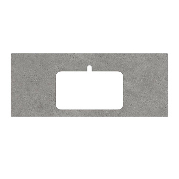 Столешница из керамогранита Фондамента 120, серая, PL2.DL500920R\120