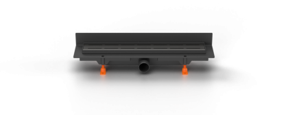 Душевой лоток 35 см Creto Walkway CRE-350 WB-P с решеткой, черный