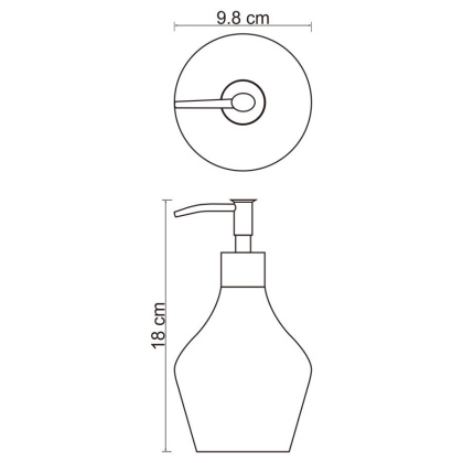 Dinkel K-4699 Дозатор для жидкого мыла Dinkel K-4699 Дозатор для жидкого мыла
