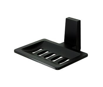 Мыльница решетка Abens, 13х7х10,5 см, черная, K-3269