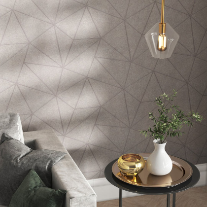 Обои виниловые Кутюр мотив, бежевый