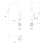 Смеситель Lemark Bronx LM3705BL для кухни Смеситель Lemark Bronx LM3705BL для кухни