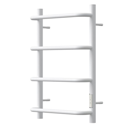 Полотенцесушитель электрический Point Ника PN08846W П4 400x600 диммер справа, белый Полотенцесушитель электрический Point Ника PN08846W П4 400x600 диммер справа, белый