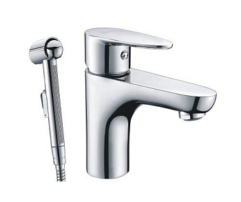 Leine 3508 Смеситель для раковины с гигиенической лейкой Wasserkraft Leine 3508 Смеситель для раковины с гигиенической лейкой Wasserkraft