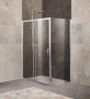 Душевой уголок BelBagno UNIQUE-AH-1-100/115-80-C-Cr