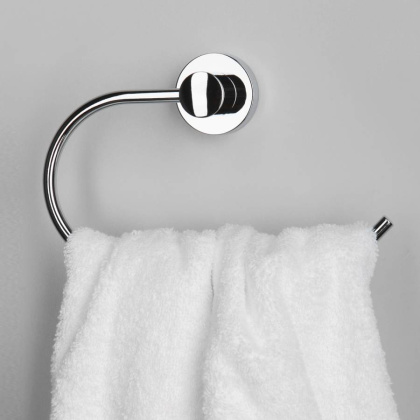 Держатель полотенец Donau, 19,4х12,5х4,8 см, хром, K-9460