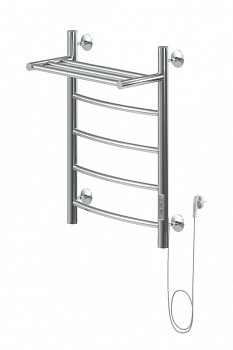 Полотенцесушитель электрический Aquanet Romeo 60х40 Тэн справа, с полкой
