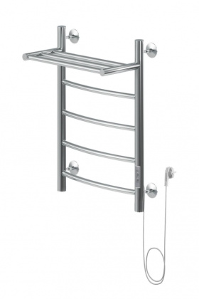 Полотенцесушитель электрический Aquanet Romeo 60х40 Тэн справа, с полкой