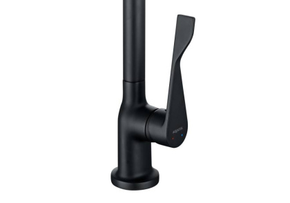 Смеситель для кухни AQUATEK (квадратный излив), матовый черный AQ1083MB 