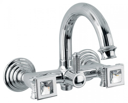 Смеситель OLIMP-VD-02-Sw Исполнение: Бронза, Ручки: Swarovski