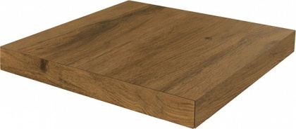 Ступень угловая клееная левая Сальветти бежевый темный 33x33x0,9