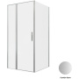 Душевой уголок Allen Brau Priority 100x100 3.31029.BA + 3.31047.BA серебро браш