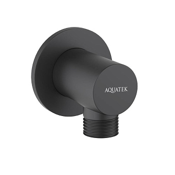 Шланговое подсоединение AQUATEK, матовый черный AQ2456MB  Шланговое подсоединение AQUATEK, матовый черный AQ2456MB