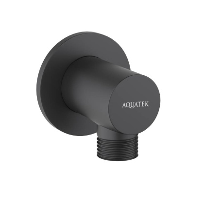 Шланговое подсоединение AQUATEK, матовый черный AQ2456MB  Шланговое подсоединение AQUATEK, матовый черный AQ2456MB