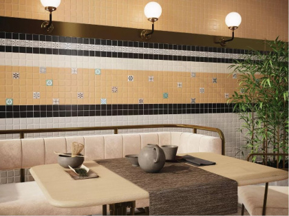 Мозаика 21047 Анвер серый темный 30,1*30,1*6,9(7шт/0,634м2), м2