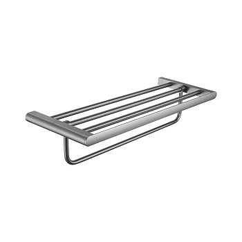 Полка для полотенца металлическая, RG1708T Rose, Оружейная сталь