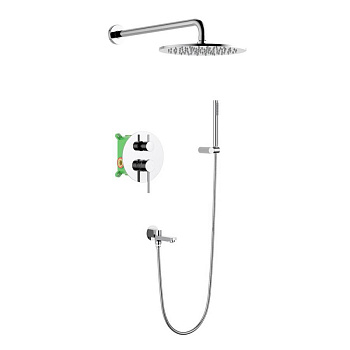 Душевая система Timo Saona SX-2379/00SM скрытого монтажа, хром