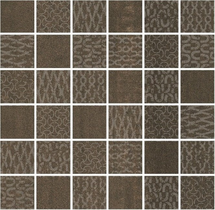 Декор Про Дабл коричневый мозаичный 30x30x0,9 Декор Про Дабл коричневый мозаичный 30x30x0,9