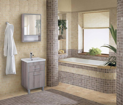 Тумба Onika Натали 50 напольная, ясень таормина (ум. Como 50/Фостер 50)