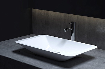 Раковина Salini CALLISTA 107 1101207SMRF S-Stone покраска по RAL полностью, накладная, матовая