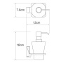 Leine K-5099WHITE Дозатор для жидкого мыла Leine K-5099WHITE Дозатор для жидкого мыла