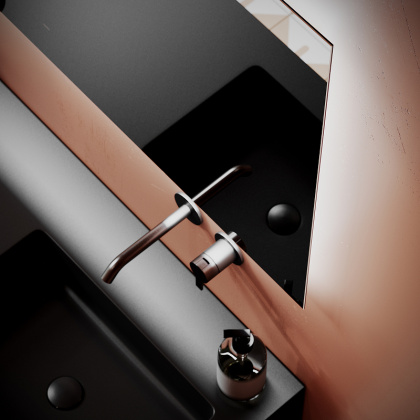 Зеркало для ванной комнаты SANCOS SQUARE 600х800 с подсветкой, арт. SQ600 Зеркало для ванной комнаты SANCOS SQUARE 600х800 с подсветкой, арт. SQ600