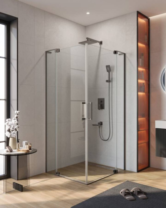 SLIDER-AH-2-90/100-100/110-BR-BORO Душевой уголок, Условный размер, мм:(900-1000)x(1000-1100)x1950 Габариты с диапазоном регулировок, мм:(900-1000)x(1000-1100)x1950 