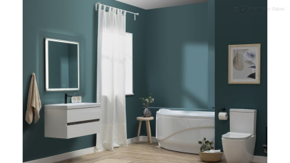 Тумба под раковину Aquanet Беркли 60 белый/дуб рошелье Тумба под раковину Aquanet Беркли 60 белый/дуб рошелье