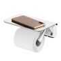 A30341500 Sensation, Держатель для туалетной бумаги с полкой, хром, шт