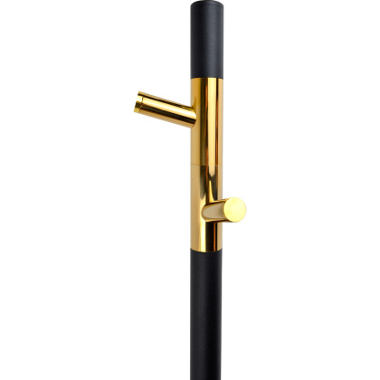 Полотенцесушитель электрический Vincea VTD-1DB1E 15х140, черный/золото, таймер Полотенцесушитель электрический Vincea VTD-1DB1E 15х140, черный/золото, таймер