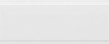 Бордюр BDA011R Марсо белый обрезной 30*12*13 (1уп/9шт), шт