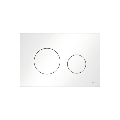 Пластиковая панель смыва унитаза TECEloop 2.0 для системы двойного смыва