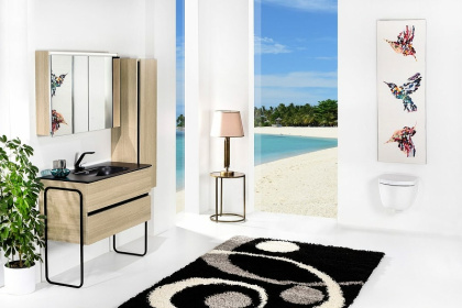 Пенал Vallessi 120*35*28,5cm Light Oak 836-L Boheme