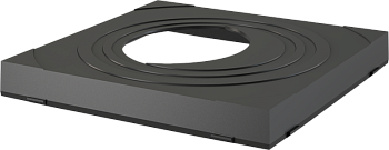 Вставка для водосточной трубы универсальная – черный