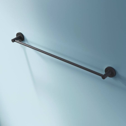 Вешалка для полотенец X-Joy, 5,3х63,3х6,1 см, черная, A85A346422