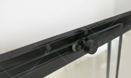 Шторка на ванну RGW Screens SC-45-B 170x150 34114517-14 профиль Черный стекло прозрачное