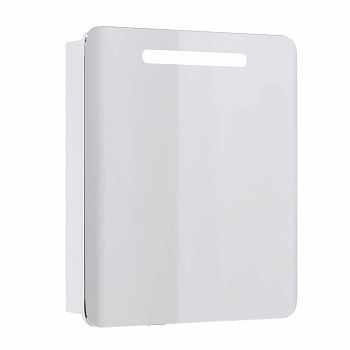 Шкаф-зеркало Onika Неаполь 60 белый, c LED подсветкой