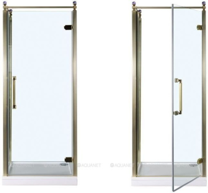 Душевой уголок Aquanet Beta Cube Classic NBB1221-1 100x100 R, прозрачное стекло