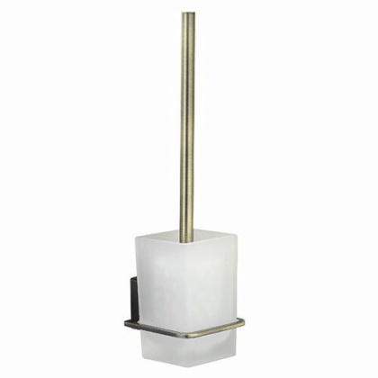 Щетка для унитаза подвесная Exter, 12х38х13 см, цвет бронза, K-5227