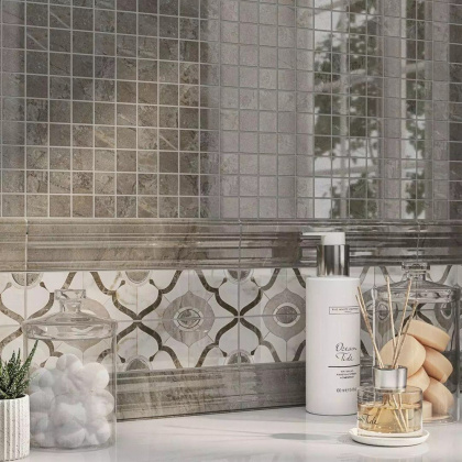 Бордюр Кантата глянцевый 25x5,4x0,8