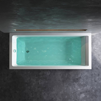 W93A-180-080W-A Gem, ванна акриловая 180x80 см