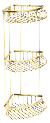 Угловая тройная полка(металл) IMPERIALE 10428 Boheme