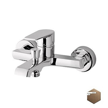 NAUTIC-VM-SR Смеситель для ванны и душа однорычажный в комплекте с ручным душем, шлангом и держателем, исполнение Sunset