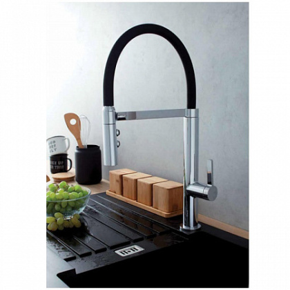 Смеситель Jacob Delafon Raphael E23311-CP для кухонной мойки, с гибким изливом, шт