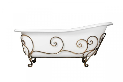 Кованая подставка для ванны "Царская" (патина)
